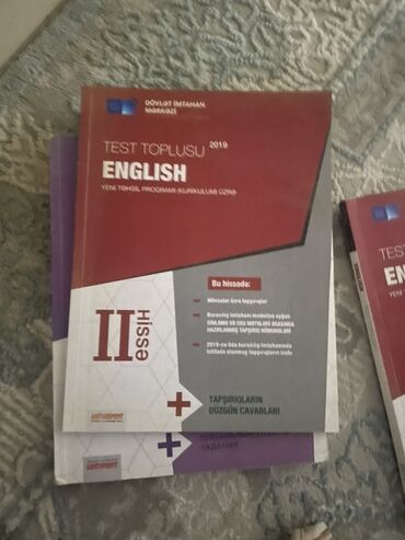 azərbaycan dili test toplusu 1 ci hissə pdf yüklə 2019: İngilis dili Testlər 11-ci sinif, 2-ci hissə, 2019 il