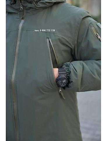 Куртки: Куртка зимняя NATO Водоотталкивающая Куртка тактическая PKU — 7