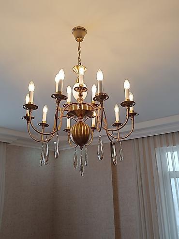 şamdan: Çılçıraq, 10 və daha çox lampa, Metal — 3