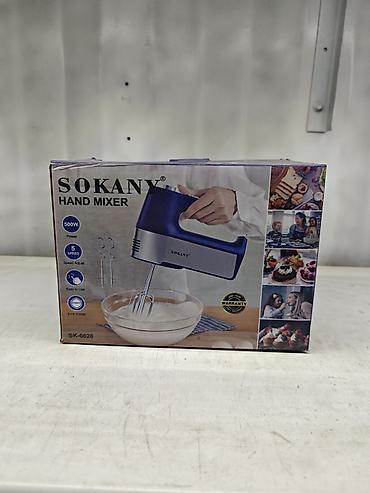 Ручной миксер SOKANY SK-6628 - Мощность: 500 Вт - 5 скоростей +