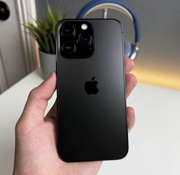 айфон 14 в рассрочку бишкек: IPhone 14 Pro Max, Колдонулган, 128 ГБ, Кара, Заряддоочу түзүлүш, Коргоочу айнек, 90 %