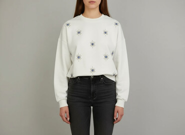 pull and bear sweter: Світшот жіночий, розмір S