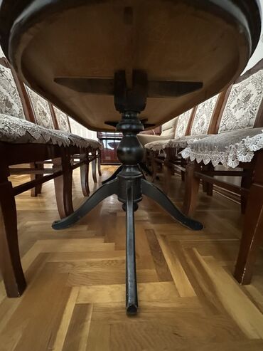 Masa və oturacaq dəstləri: Qonaq otağı üçün, Açılmayan, Oval masa, 8 stul -da lalafo.az — 6 Masa və oturacaq dəstləri: Qonaq otağı üçün, Açılmayan, Oval masa, 8 stul — 6
