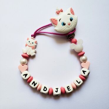 Ostale dečije stvari: Silikonski lancic za dudu ili glodalicu sa imenom po vasoj zelji na lalafo.rs — 9 Ostale dečije stvari: Silikonski lancic za dudu ili glodalicu sa imenom po vasoj zelji — 9