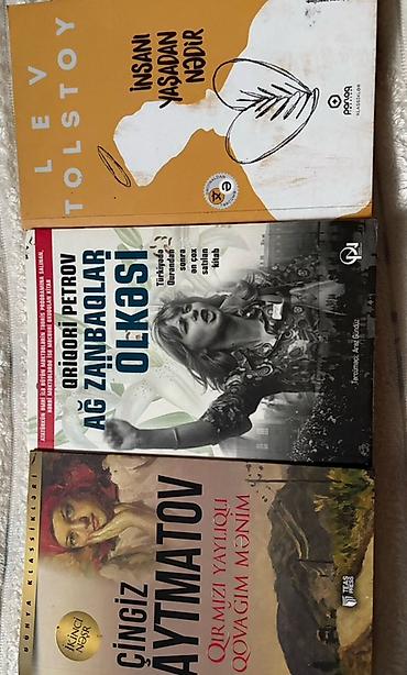 Satışda 3 ədəbiyyat əsəri dəsti: - Lev Tolstoy – “İnsanı yaşadan