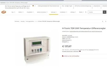 Ostala elektronika: H-Tronic TDR 2002 Regulator temperaturne razlike. Potpuno NOVO — 3