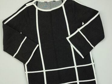 czarne bluzki z wiskozy: Sweter, S, stan - Dobry