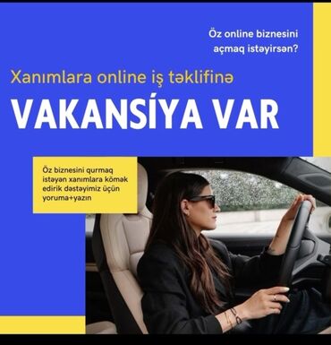 taxi işi: Satış meneceri tələb olunur, 18-29 yaş, Təcrübəsiz, Aylıq ödəniş