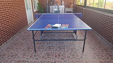 Digər idman və istirahət malları: YENİDİR Yigilib acilan,rahat dasinan tekerli tenis stolu. Olculeri — 2