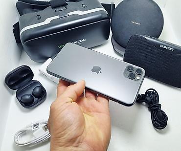 Apple iPhone: IPhone 11 Pro Max, Б/у, 64 ГБ, Space Gray, Кабель, 100 % — 13