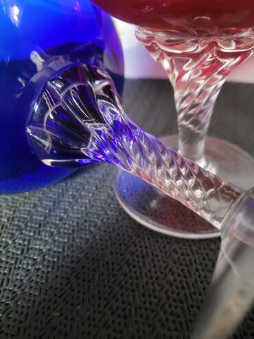 Ostali antikviteti: Case murano kristal,za zestoko pice 1950g+. Case su bez ostecenja,sve — 4