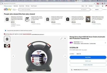 Auto oprema: Izuzetno kvalitetni lanci za sneg PEWAG SERVO SPORT RSS 73; Za vozila — 7