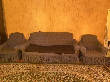 мягкий мебель диваны: Цвет - Коричневый, Б/у