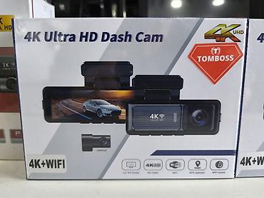 gps avto: TOMBOSS 4K Ultra HD Dash Cam – 4K+WiFi avtomobil videoqeydiyyatçısı — 1