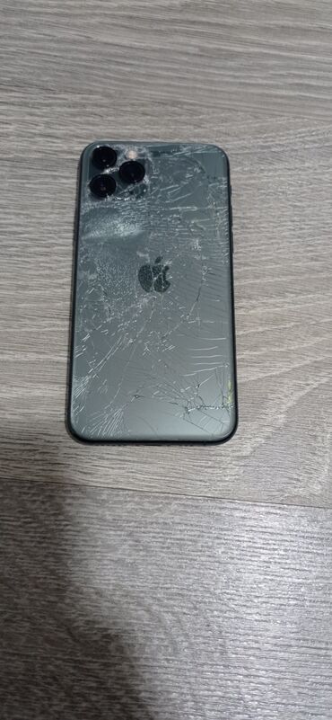 айпат 11 про: IPhone 11 Pro, Б/у, 256 ГБ, Matte Midnight Green, Чехол, 79 %