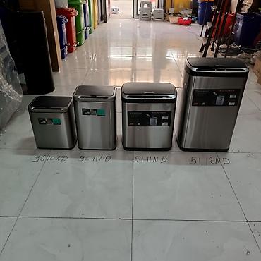 Sensorli zibil qutuları – paslanmayan polad gövdə, toxunmadan lalafo.az -da — 1 Sensorli zibil qutuları – paslanmayan polad gövdə, toxunmadan — 1