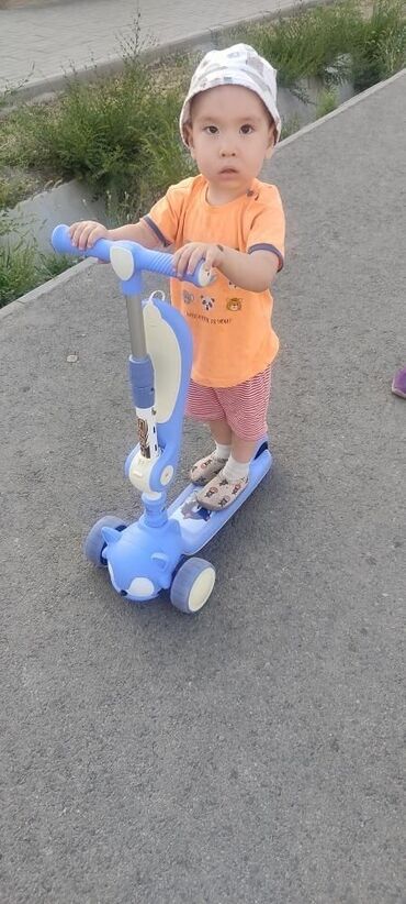 Детские самокаты: Детский самокат, Трёхколёсный, Новый — 7