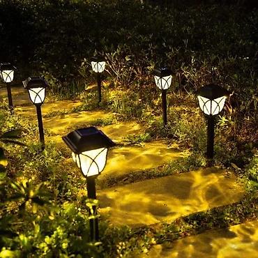 Baštenska rasveta: SOLARNI FENJERI NOVI VELIKE SOLARNE LAMPE 6 KOMADA AKCIJA | Cene — 3