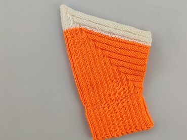 czapka pomarańczowa zimowa: Czapka, One size, stan - Idealny