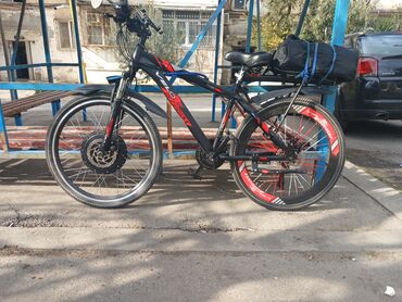 uran bike: İşlənmiş Elektrik velosipedi Strim, 26", sürətlərin sayı: 7, 500-750 Vt, Pulsuz çatdırılma