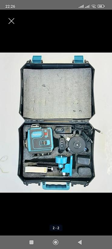 lazer svarka: Makita lazer niveliri dəsti Peşəkar işlər üçün çoxfunksiyalı xətt — 1