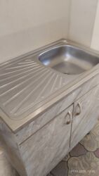 сварочный аппарат в баку: İşlənmiş Düzbucaqlı Mətbəx çanağı, Şkaflı, Paslanmaz polad