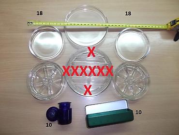 Ostali medicinski proizvodi: Stomatološke posude Petri šolje Podeljene petri šolje Inox opal — 11