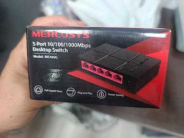 rj: Коммутатор MERCUSYS MS105G — настольный 5‑портовый гигабитный свич — 1