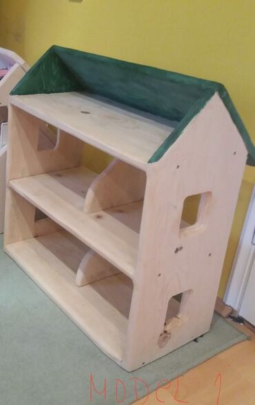 Kućice za lutke: Nova rucno napravljena kucica od cistog drveta. Bez igracaka — 8