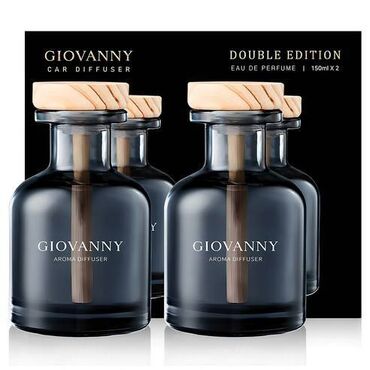 Ароматизаторы для авто: Премиальный Аромадиффузор для авто GYOVANNY (double Edition 2х150 мл)