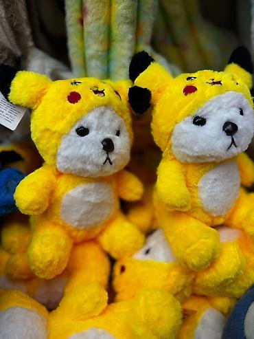 кигуруми пикачу: Мягкая игрушка «мишутка в костюме Пикачу» - Яркий желтый плюш с — 1