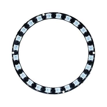 reys işıqlar: NeoPixel 24’lü Halqa RGB LED - 24 ədəd ayrı-ayrı ünvanlana bilən RGB — 3