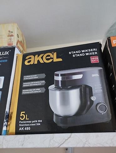 planetar mikser: Akel Stand Mikseri – AK 480 - Güc: 2000 Watt - Tutum: 5 litr - — 1