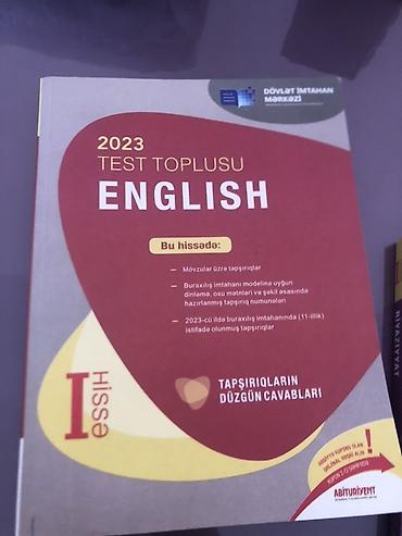 Testlər: Məhsul: 2023 Test Toplusu – English (DİM) Xüsusiyyətlər: - DİM — 1
