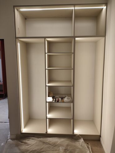 Шкафы для одежды: Шкаф для одежды, Новый, Прямой, ЛДСП — 4