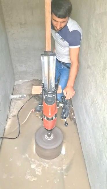 Beton kəsimi və karot (diamant qazma) xidməti - Armaturlu/armatursuz