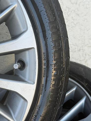 disk r16 type 1: Toyota orijinal yüngül lehimli disk və şin dəsti 4eded - — 5