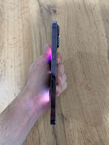 iphone 11 bənovşəyi: IPhone 14 Pro, Deep Purple, Face ID — 3