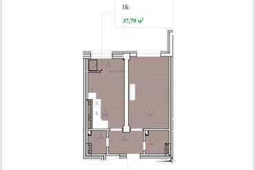 Иссык-Куль 2025: 2 комнаты, 72 м², Элитка, 8 этаж, ПСО (под самоотделку)