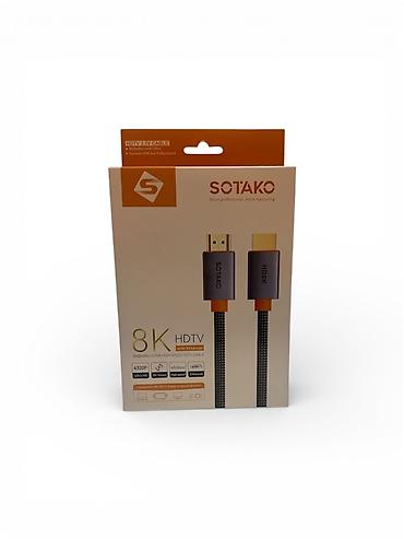 Audio və video kabellər: SOTAKO 8K HDMI 2.1 kabeli 5 m -9 azn 3 m - 5 azn 1.5 m -3 azn - — 3