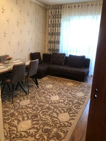 1 комнатный квартира керек: 1 комната, 48 м², 106 серия, 8 этаж, Евроремонт