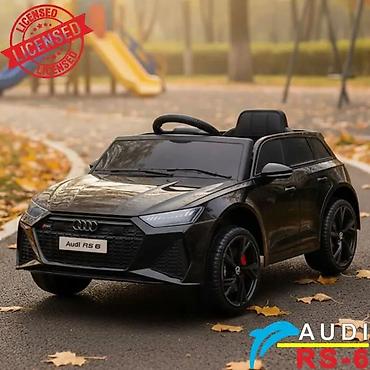 obuca bata sandale: Audi RS6 – Licencirani auto na akumulator za decu (crni) Šifra — 6