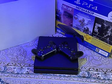 xbox slim: Продаю прошитый Sony PlayStation 4 слим, 1000 гб Комплект:19 самые — 2