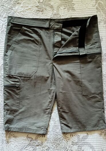 женские джинсовые шорты по колено: Шорты M (EU 38), L (EU 40), цвет - Зеленый