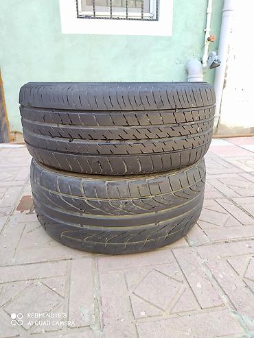 topdan teker satisi: 2 ədəd təkər satılır. DUNLOP 245\45\R17 və BOTO 225\50\R17.Qiymət hər — 1