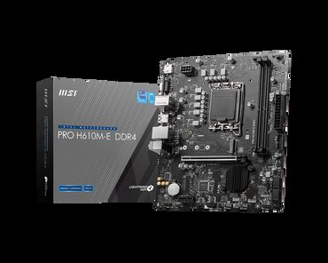 Ana platalar: Ana Platası MSI PRO H610M-E DDR4, Yeni