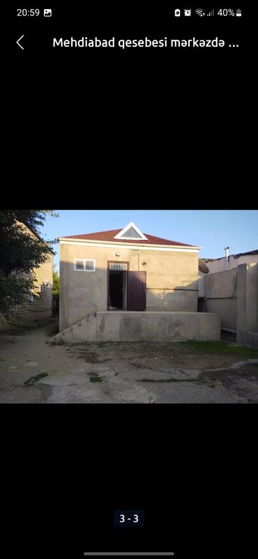 xacmazda satilan evler: Mehdiabad 3 otaqlı, 68 kv. m, Kredit yoxdur, Orta təmir