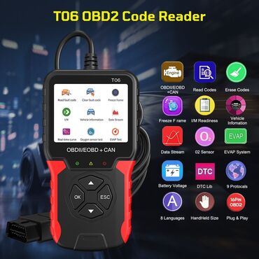 Alati za automobile: Novo- T06 OBDII / EOBD + CAN Dijagnostika Funkcije: Čitanje kodova — 3