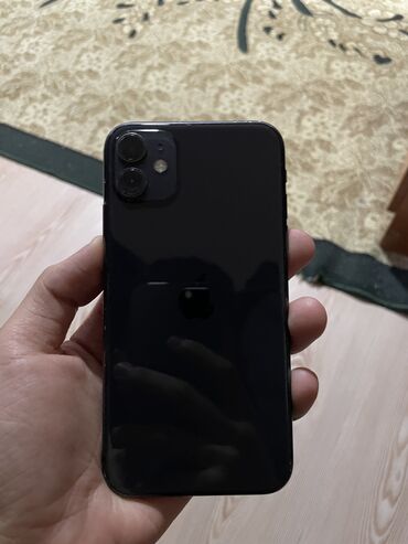 Apple iPhone: IPhone 11, Б/у, 64 ГБ, Jet Black, 91 %