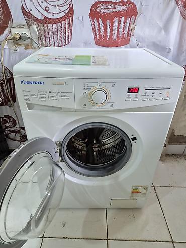 tikiş maşini: Paltaryuyan maşın 6 kq, İşlənmiş, Avtomat, Pulsuz çatdırılma, Ödənişli çatdırılma — 1